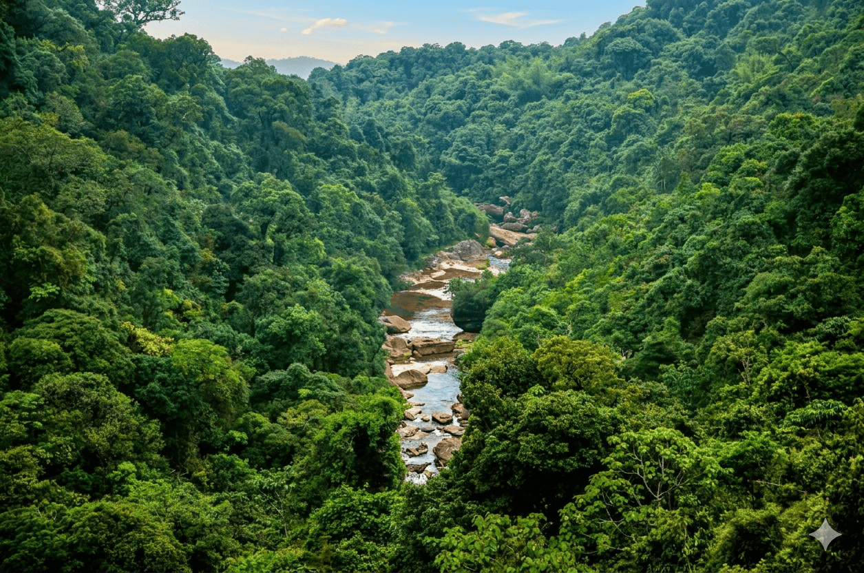 Meghalaya Forest Cover Map